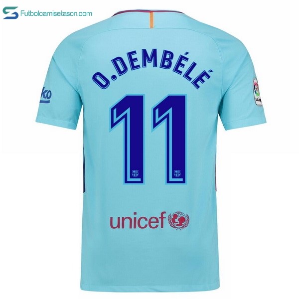 Camiseta Barcelona 2ª O.Dembele 2017/18